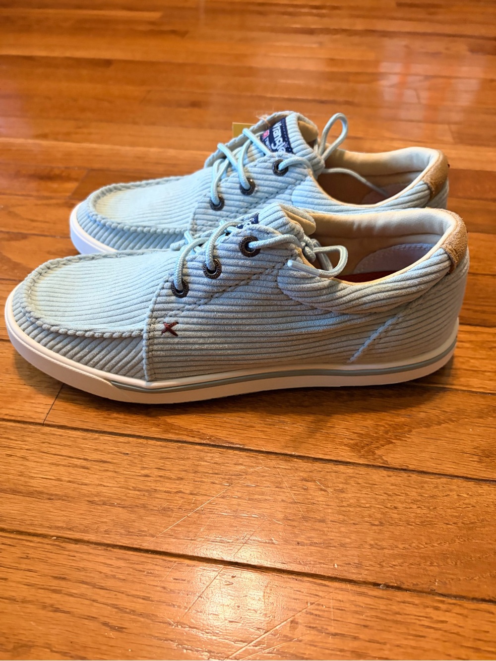 Wrangler Light Blue Corduroy Women's Flats